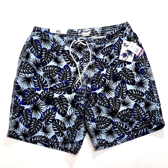 TRUNKS 2XL swim trunks Hawaiian Leaves Board Short